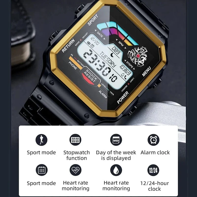 Smartwatch Smart Watch High-End Luxus Mann Uhr 2024 Aiweile AW38 Wasserdicht Huawei Xiaomi Fitness Original Bluetooth xiomi