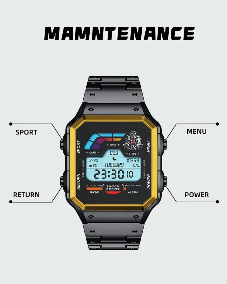 Smartwatch Smart Watch High-End Luxus Mann Uhr 2024 Aiweile AW38 Wasserdicht Huawei Xiaomi Fitness Original Bluetooth xiomi