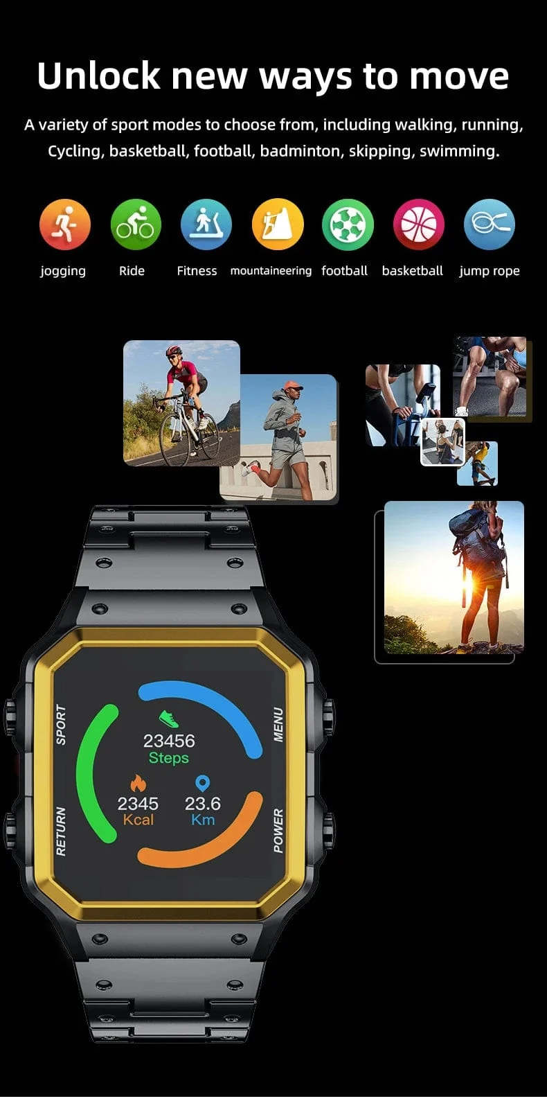 Smartwatch Smart Watch High-End Luxus Mann Uhr 2024 Aiweile AW38 Wasserdicht Huawei Xiaomi Fitness Original Bluetooth xiomi