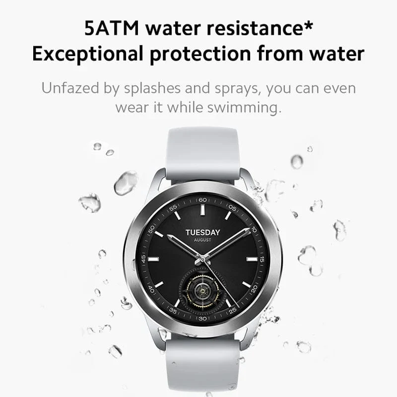 Weltpremiere Globale Version Xiaomi Watch S3 1.43” AMOLED Display Bluetooth®️ 5.2 AII -Neues MIUI Watch OS 14 Tage Akkulaufzeit