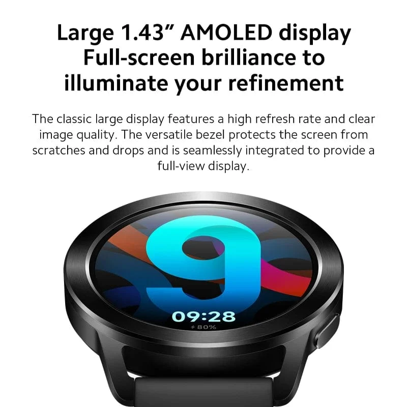 Weltpremiere Globale Version Xiaomi Watch S3 1.43” AMOLED Display Bluetooth®️ 5.2 AII -Neues MIUI Watch OS 14 Tage Akkulaufzeit