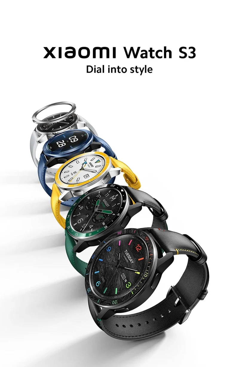 Weltpremiere Globale Version Xiaomi Watch S3 1.43” AMOLED Display Bluetooth®️ 5.2 AII -Neues MIUI Watch OS 14 Tage Akkulaufzeit