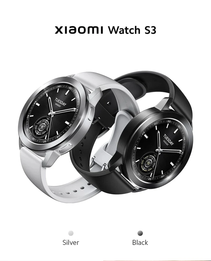 Weltpremiere Globale Version Xiaomi Watch S3 1.43” AMOLED Display Bluetooth®️ 5.2 AII -Neues MIUI Watch OS 14 Tage Akkulaufzeit