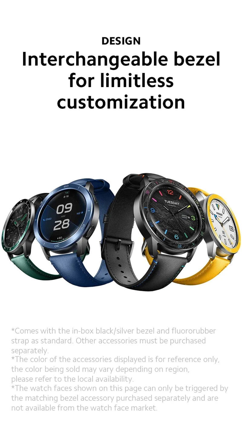 Weltpremiere Globale Version Xiaomi Watch S3 1.43” AMOLED Display Bluetooth®️ 5.2 AII -Neues MIUI Watch OS 14 Tage Akkulaufzeit