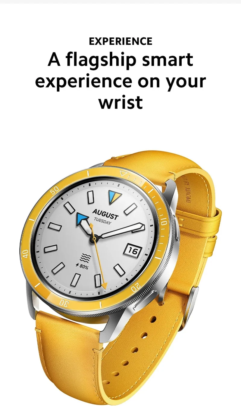 Weltpremiere Globale Version Xiaomi Watch S3 1.43” AMOLED Display Bluetooth®️ 5.2 AII -Neues MIUI Watch OS 14 Tage Akkulaufzeit