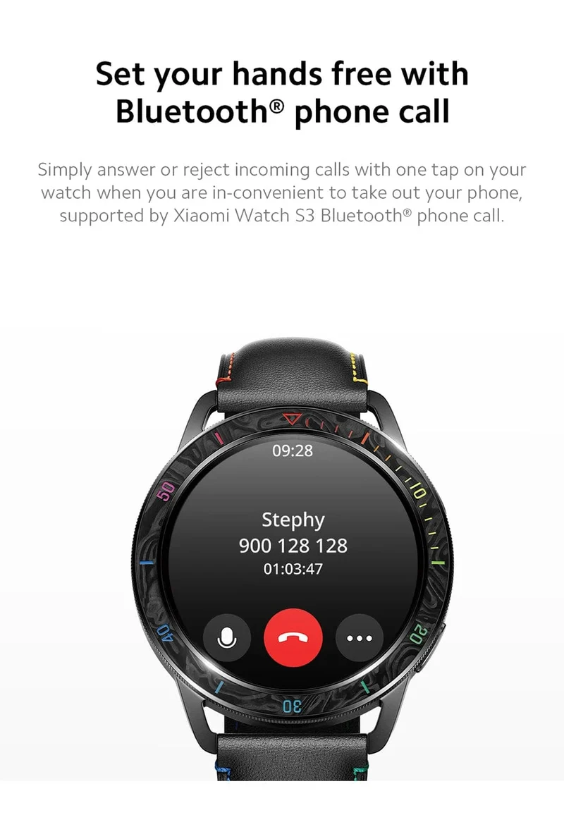 Weltpremiere Globale Version Xiaomi Watch S3 1.43” AMOLED Display Bluetooth®️ 5.2 AII -Neues MIUI Watch OS 14 Tage Akkulaufzeit