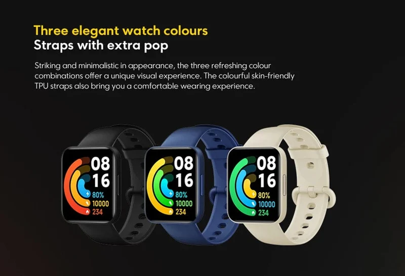 Globale Version POCO Watch 1.6-Zoll-AMOLED-Display 14 Tage Akku GPS Always-on-Zifferblatt Blutsauerstoff-Smartwatch