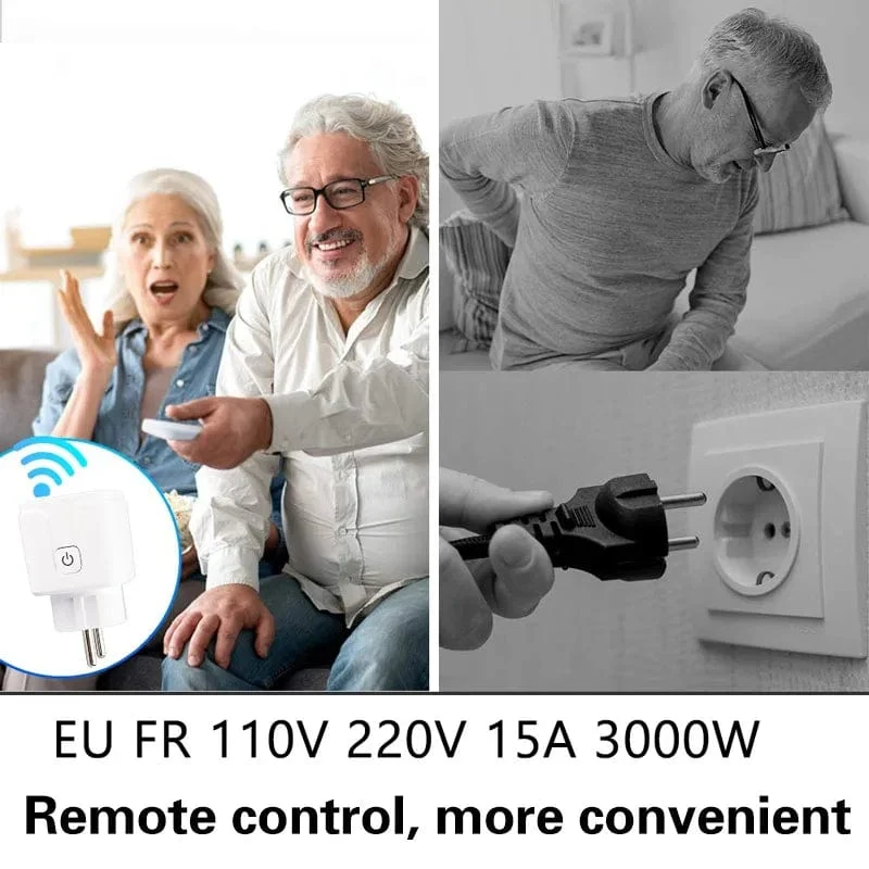433 MHZ Rf Drahtlose Fernbedienung Smart Switch Steckdosen 220V 16A Einzel Stecker und Sender für Haushaltsgeräte Led