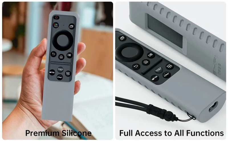 SIKAI Silikonhülle für Samsung BN59-01432A Original Voice Smart TV Fernbedienung Hülle für 2023 Solar Charging TM2360E TM2361E
