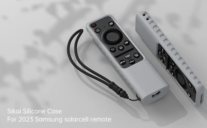 SIKAI Silikonhülle für Samsung BN59-01432A Original Voice Smart TV Fernbedienung Hülle für 2023 Solar Charging TM2360E TM2361E