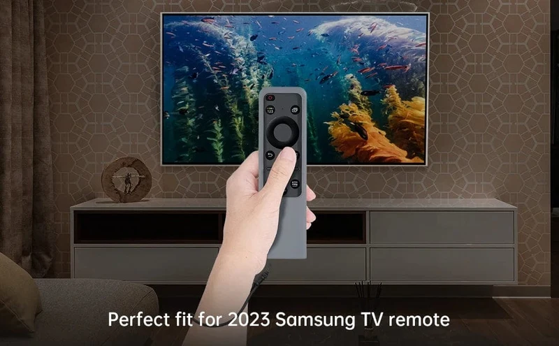 SIKAI Silikonhülle für Samsung BN59-01432A Original Voice Smart TV Fernbedienung Hülle für 2023 Solar Charging TM2360E TM2361E