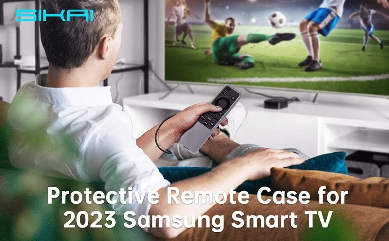 SIKAI Silikonhülle für Samsung BN59-01432A Original Voice Smart TV Fernbedienung Hülle für 2023 Solar Charging TM2360E TM2361E