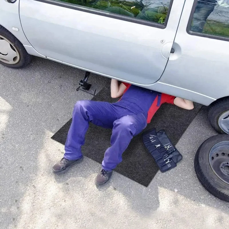 Auto Wartung Matte Öl Filz Proof Schützende Wasserdichte Creeper Automotive Auto Werkzeuge Reparatur Pad Reparatur Matte Boden Und Ga G8F5