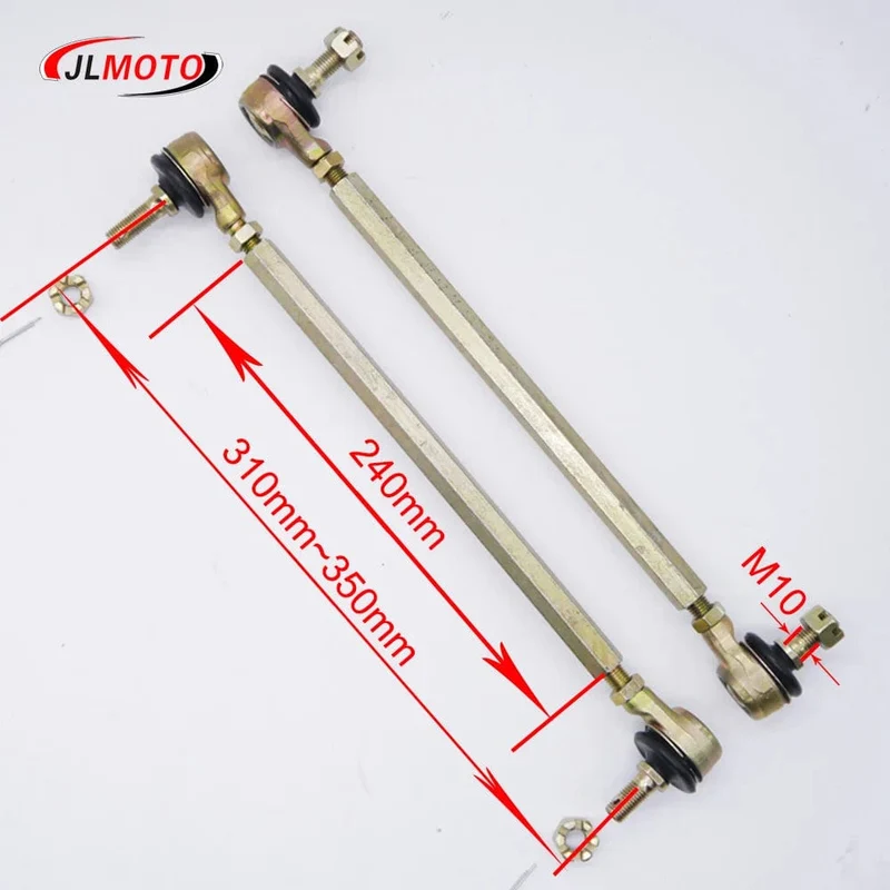1 paar/2 stücke M10-M10 210mm 220mm 230 240mm 250mm 260mm 300mm ATV Spurstange Kits Fit Kugelgelenk für China Chinesische ATV Quad Bike Teile