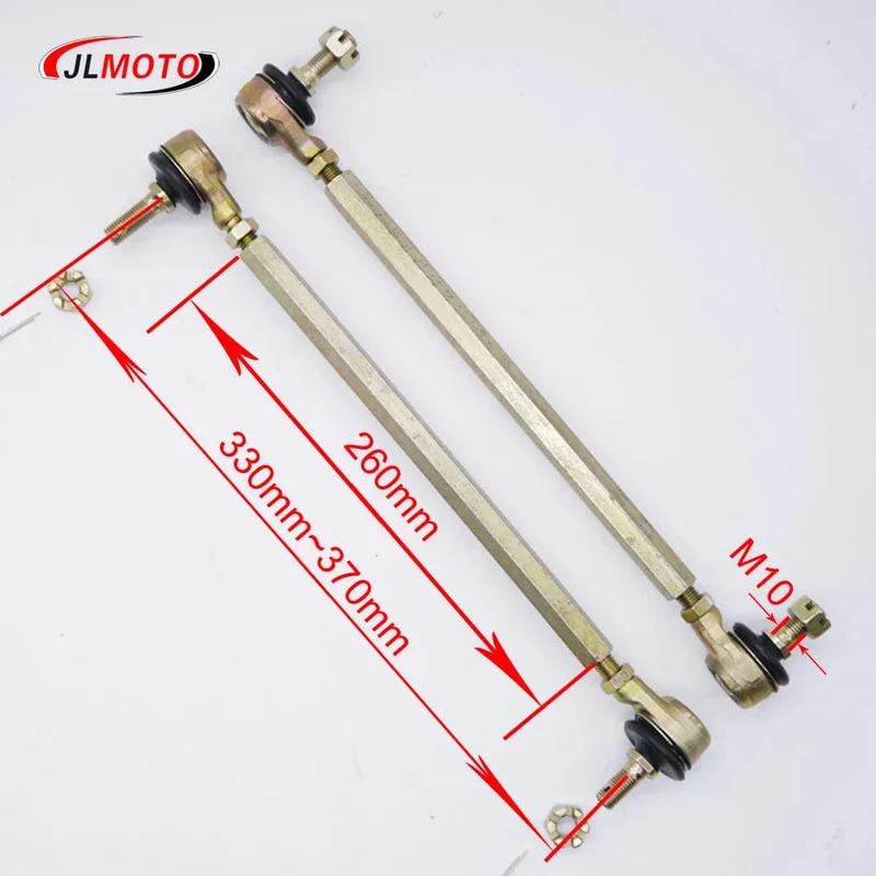 1 paar/2 stücke M10-M10 210mm 220mm 230 240mm 250mm 260mm 300mm ATV Spurstange Kits Fit Kugelgelenk für China Chinesische ATV Quad Bike Teile
