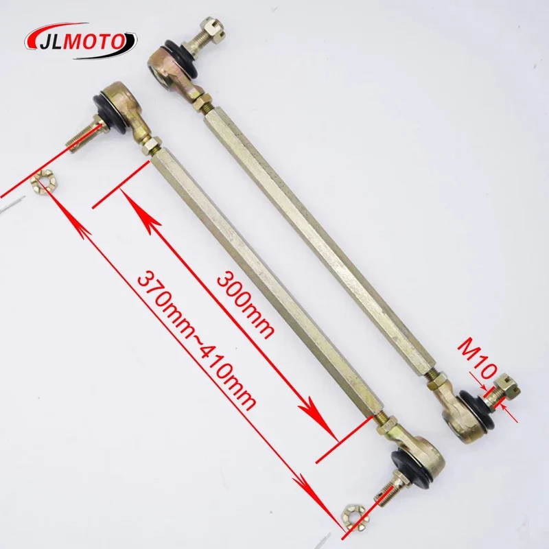 1 paar/2 stücke M10-M10 210mm 220mm 230 240mm 250mm 260mm 300mm ATV Spurstange Kits Fit Kugelgelenk für China Chinesische ATV Quad Bike Teile