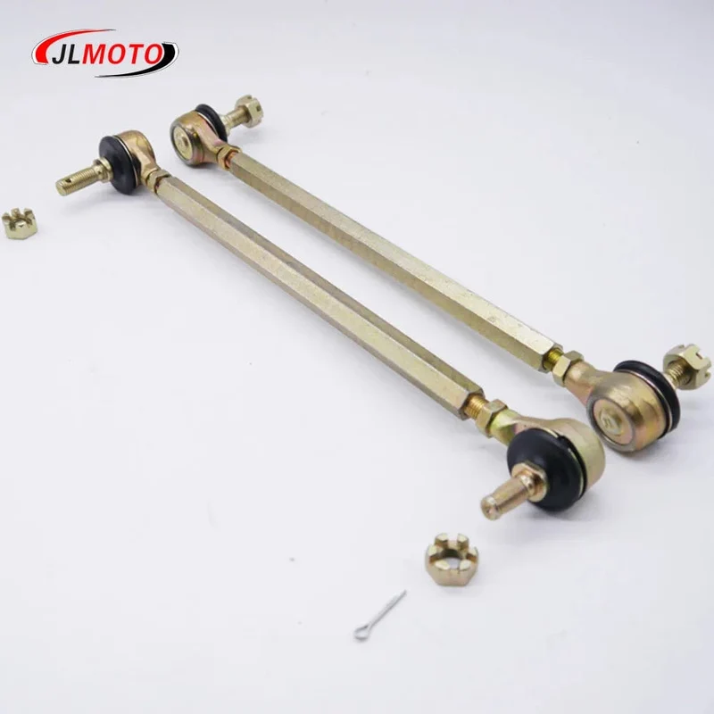 1 paar/2 stücke M10-M10 210mm 220mm 230 240mm 250mm 260mm 300mm ATV Spurstange Kits Fit Kugelgelenk für China Chinesische ATV Quad Bike Teile