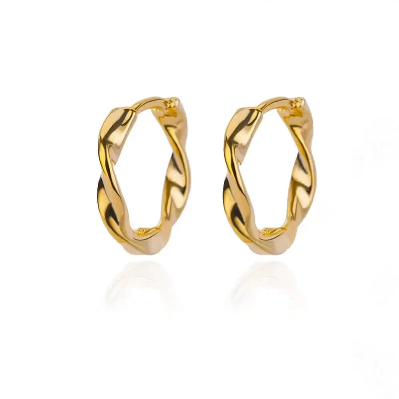 Herz Edelstahl Ohrringe für Frauen Zirkon Gold Farbe Hoop Ohrring Ästhetischen Wasserdicht Ohr Piercing Schmuck Zubehör
