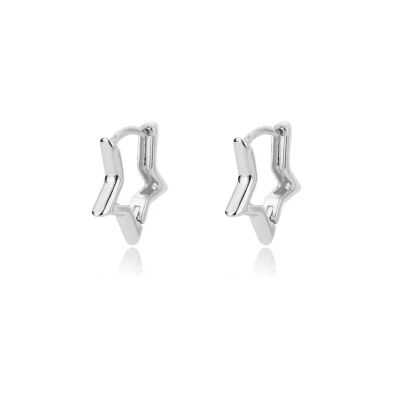 Herz Edelstahl Ohrringe für Frauen Zirkon Gold Farbe Hoop Ohrring Ästhetischen Wasserdicht Ohr Piercing Schmuck Zubehör