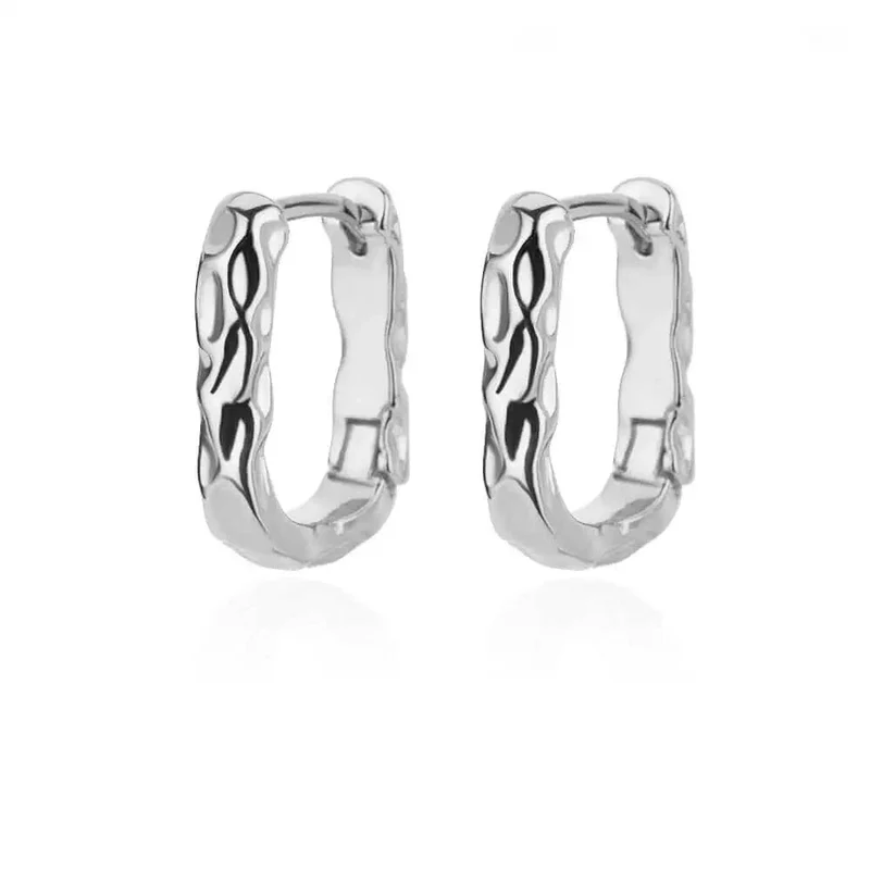 Herz Edelstahl Ohrringe für Frauen Zirkon Gold Farbe Hoop Ohrring Ästhetischen Wasserdicht Ohr Piercing Schmuck Zubehör