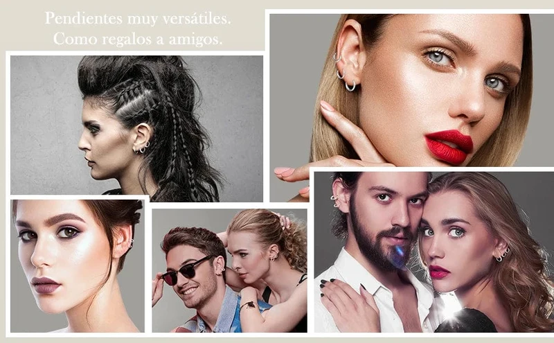 2022 neue Einfache Edelstahl Kleine Creolen für Frauen Männer Knorpel Ohr Piercing Schmuck Pendientes Hombre Mujer