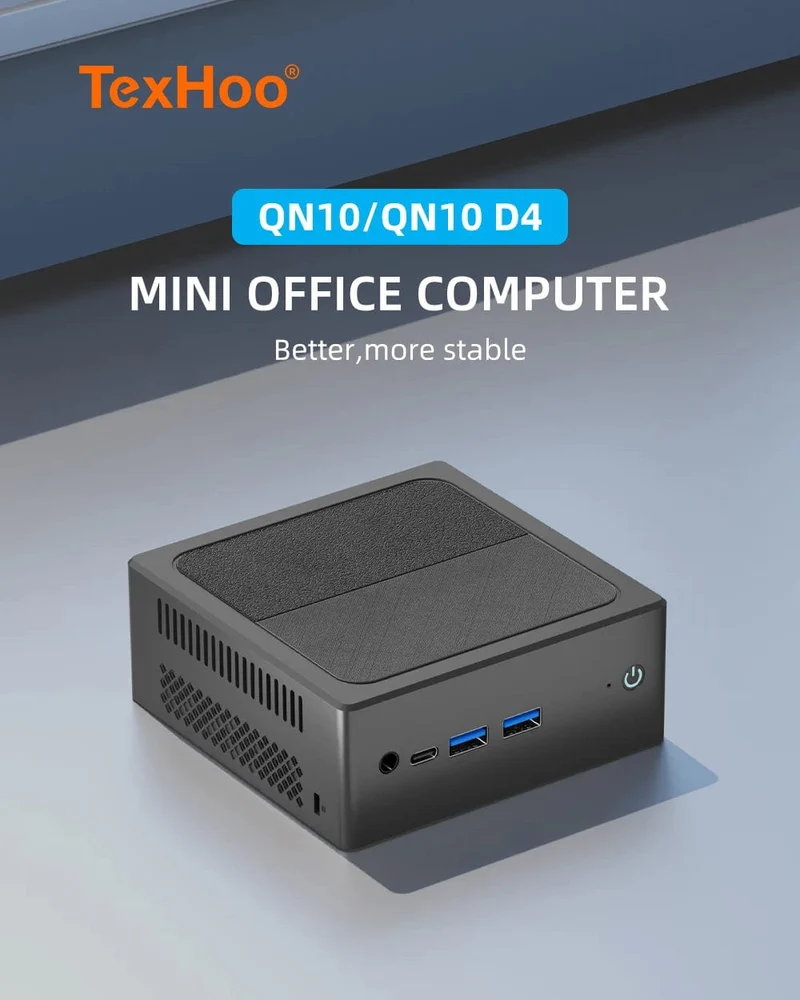 Neuer Mini-PC der 12. Generation, Windows 11, Intel N100-Prozessor, 8 Gb Ddr5 4800 Mhz, 256 Gb, Tasche, 12 V, Dual