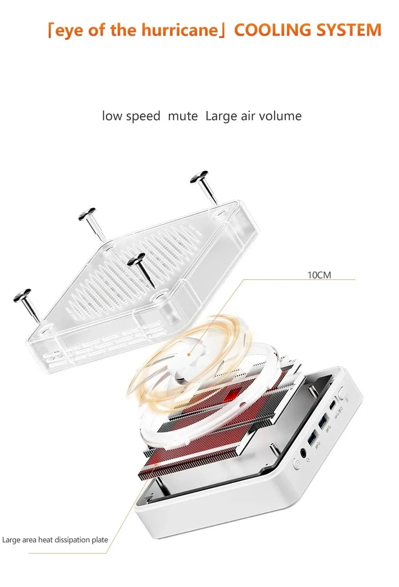 FIREBAT MN56 MINIPC AMD R7-7735HS 7940HS 7840HS Mini-PC Bunter Gamer 16 GB 512 GB DDR5 RJ45 Desktop-Gaming-Computer BT5.2 WIFI6