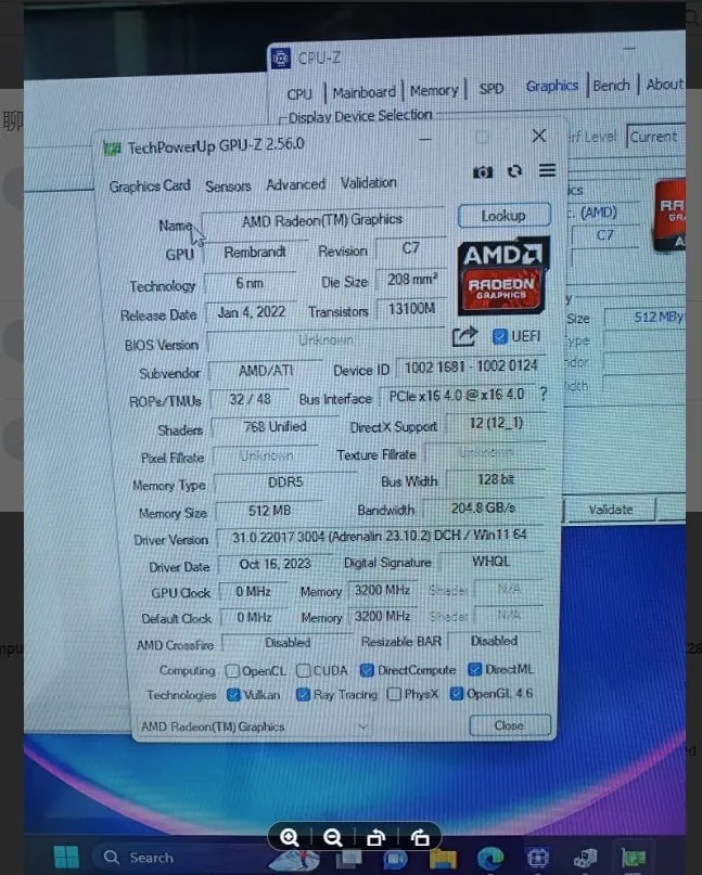 Genmachine AMD R7 Ryzen 7 6800H ES Mini-PC Windows 11 WiFi 6 Gaming-PC DDR5 4800MHz 4.4GHz CPU M.2-Display Computer-Unterstützung 4K