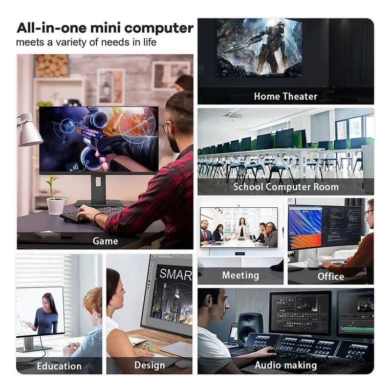 Beelink Mini PC SER5 Max AMD Ryzen 7 5800H DDR4 16G 500G NVME SSD 32G 500G SER5 Pro 32G 1T WiFi6 4K Typ-C Gaming-Mini-Computer