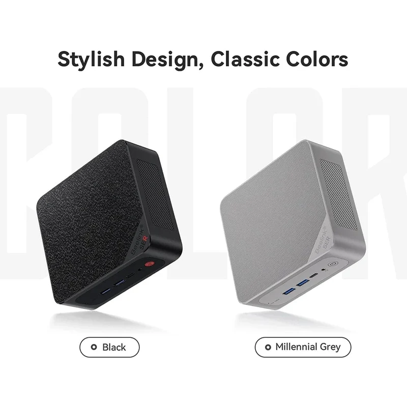 Beelink Mini PC SER5 Max AMD Ryzen 7 5800H DDR4 16G 500G NVME SSD 32G 500G SER5 Pro 32G 1T WiFi6 4K Typ-C Gaming-Mini-Computer