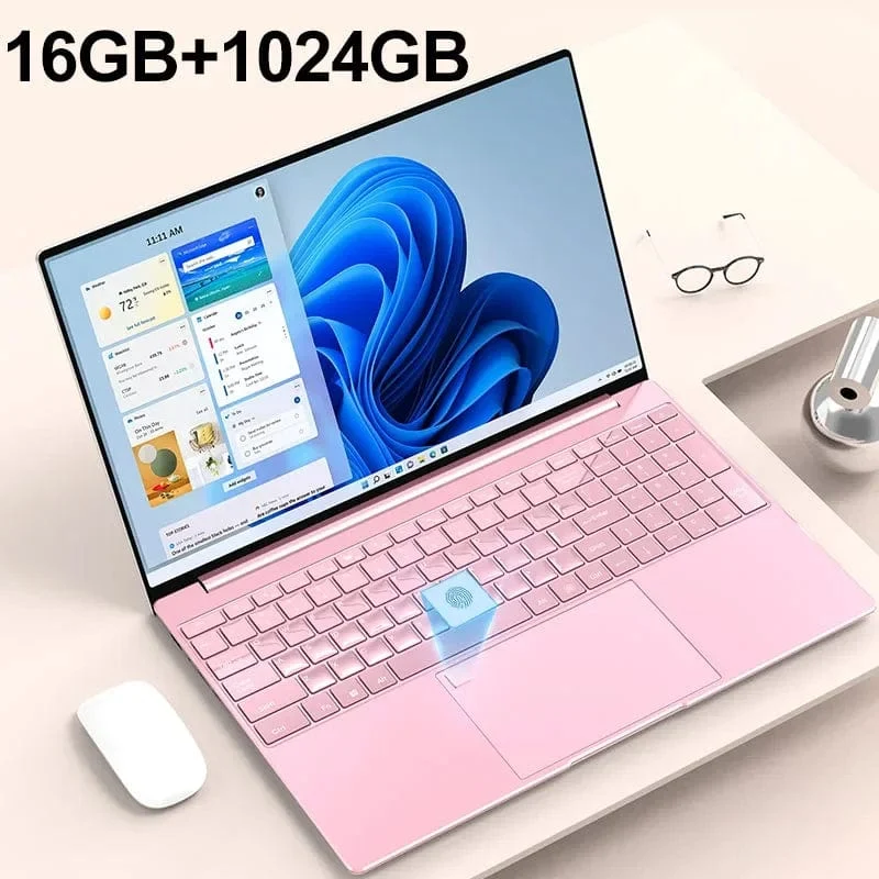 MaiChai Laptop 15.6"Intel Celeron N5095 Notebook Gamer 32GB RAM 2TB SSD 1920*1080 Auflösung Büro Arbeitszimmer PC Computer Windows 11