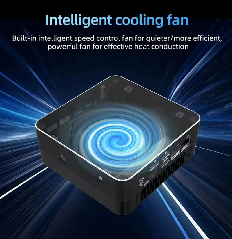 Mini-PC Computer Gaming AMD Ryzen7 5825U R5 4500U Tasche Dual HDMI LAN WIFI6 4800H 5800H NUC Büro DDR4 NVMe Vier Display