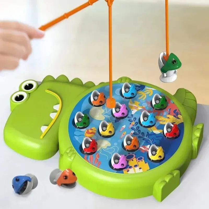 Kinder Elektrische Angeln Spielzeug Set Magnetische Angelrute Kinder Baby Kätzchen Angeln Pädagogisches Spielzeug Halloween Geburtstag Geschenk Spielzeug Se