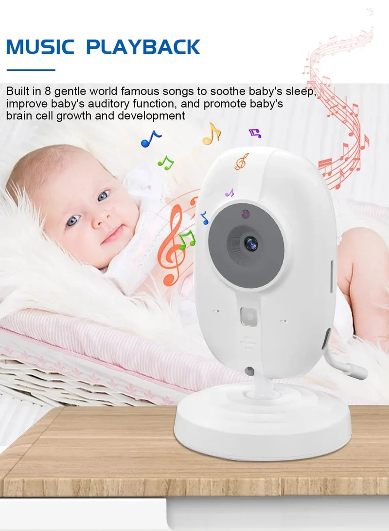 3.5 Zoll Wireless Video Babyphone Mutter Kinder Zweiwege-Audio Baby Nanny Sicherheitskamera Nachtsicht Temperaturüberwachung