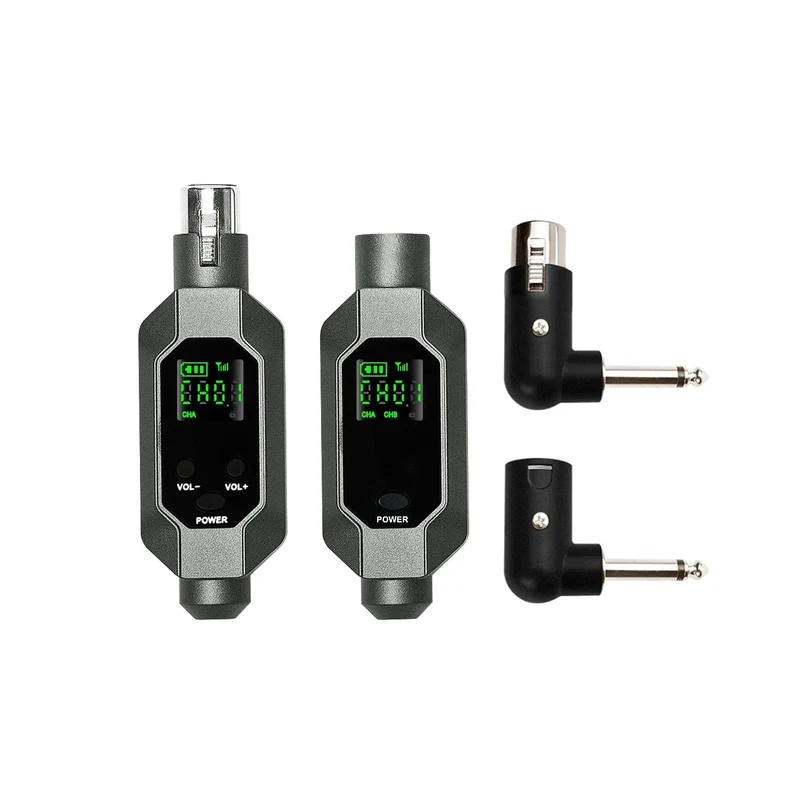 Drahtloser Mikrofonkonverter XLR-Sender und -Empfängermikrofon Drahtloses System für dynamisches Mikrofon für kabelgebundenes Mikrofon