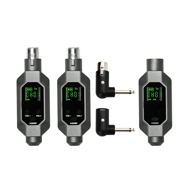 Drahtloser Mikrofonkonverter XLR-Sender und -Empfängermikrofon Drahtloses System für dynamisches Mikrofon für kabelgebundenes Mikrofon