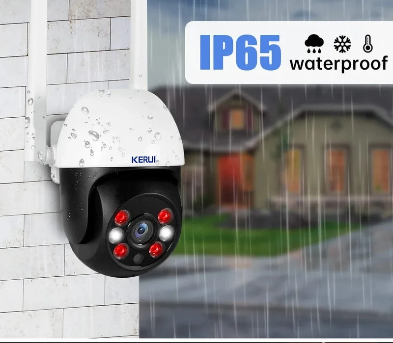 KERUI 5MP 8MP 4K PTZ WiFi IP-Kamera Tuya Smart Home Security im Freien Dualobjektiv 10MP 5K-Kamera CCTV-Videoüberwachung