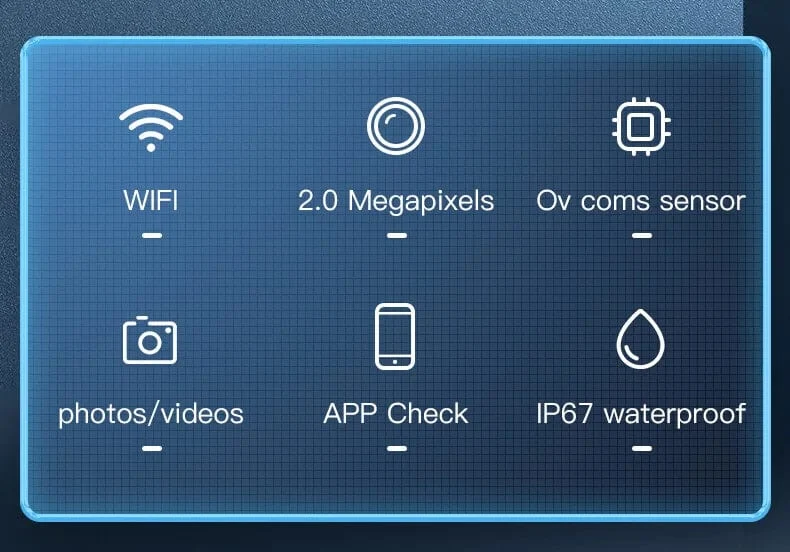 KERUI 2MP Einzel-/Doppelobjektiv-Endoskop Android Mini-Inspektionskamera für iPhone Wasserdichtes Pipeline-Endoskop Typ C IOS