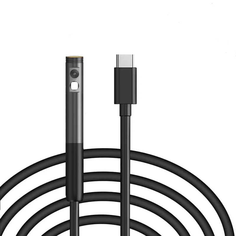 KERUI 2MP Einzel-/Doppelobjektiv-Endoskop Android Mini-Inspektionskamera für iPhone Wasserdichtes Pipeline-Endoskop Typ C IOS