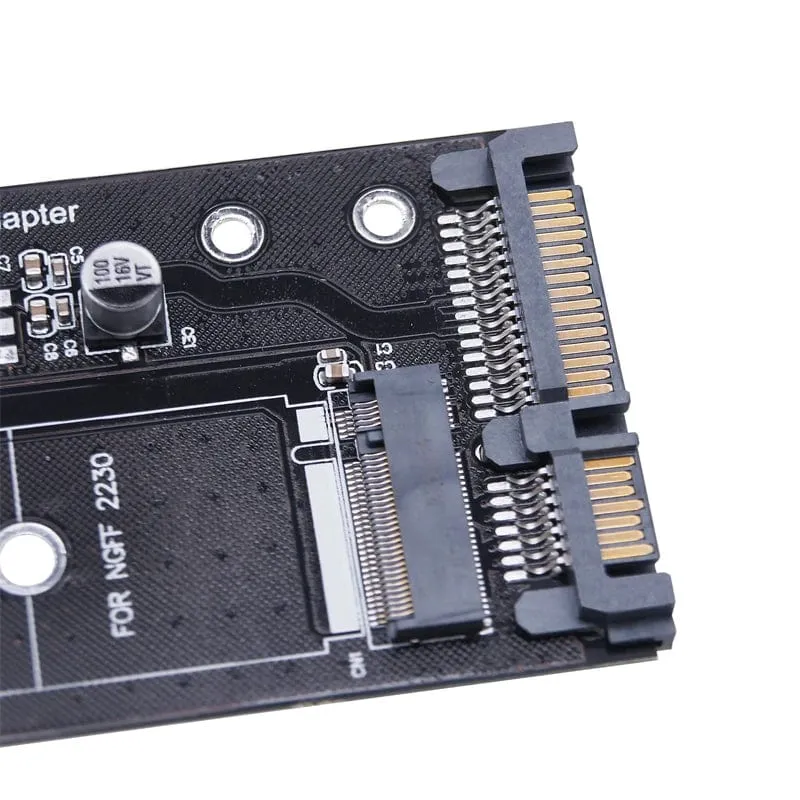 M.2 NGFF SSD zu SATA 3 3.0 Adapterkartenkonverter B B&M Key Protocol Solid State Disk Drive 2230 2280 2242