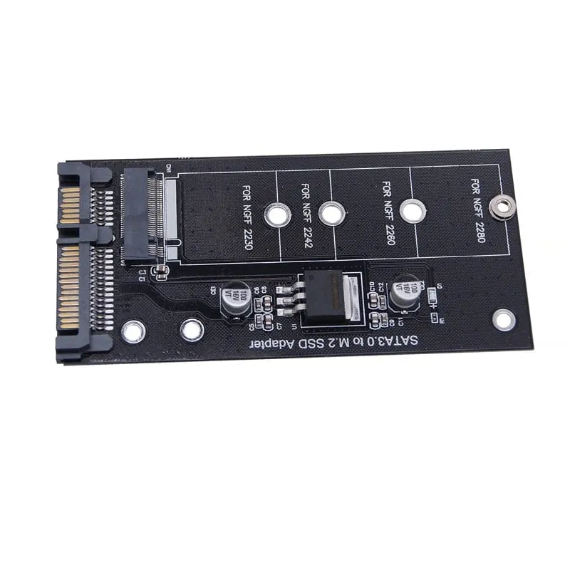 M.2 NGFF SSD zu SATA 3 3.0 Adapterkartenkonverter B B&M Key Protocol Solid State Disk Drive 2230 2280 2242