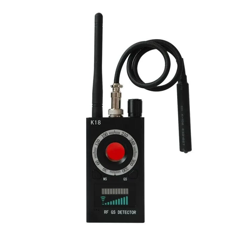 K18 Multifunktions-Anti-Candid-Cam-Funkobjektiv-Gerätefinder 1 MHz - 6.5 GHz GSM Audio Bug Finder GPS-Signal RF-Tracker erkennen