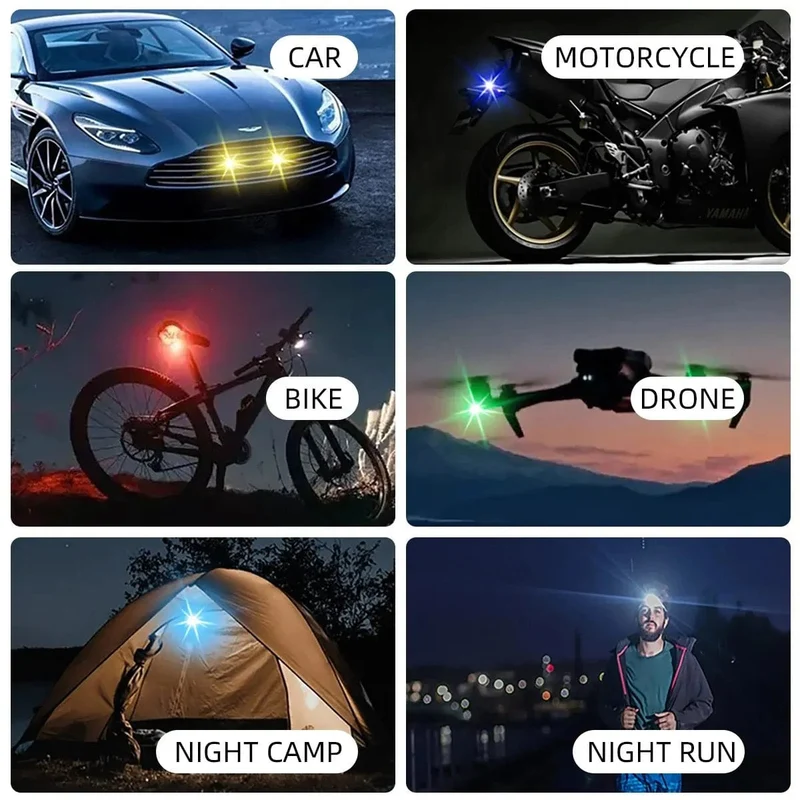Highlight Drahtlose Fernbedienung LED Strobe Licht Drone Strobe Licht Flugzeug Strobe Lichter Flash Position Drahtlose Licht