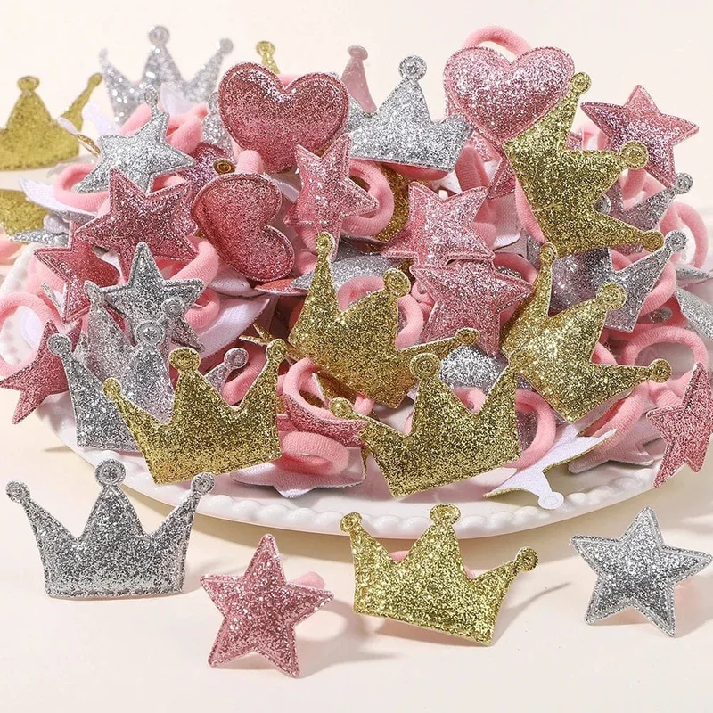 20 stücke Kinder Elastische Haarbänder Mädchen Plüsch Ball Gummiband Für Kinder Sweets Scrunchie Haargummis Clip Baby Haar Zubehör