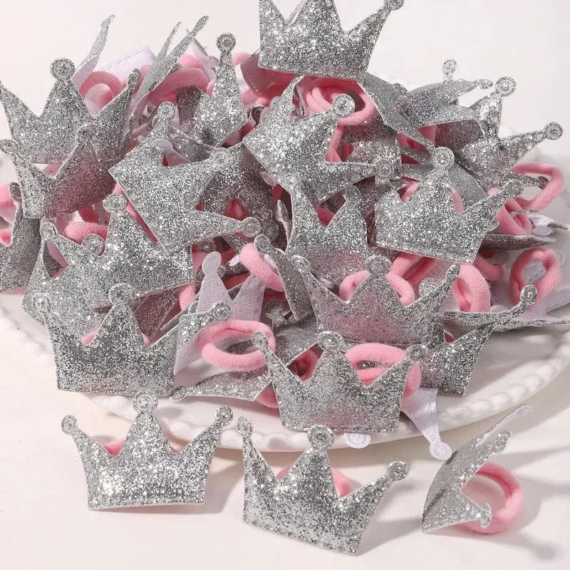 20 stücke Kinder Elastische Haarbänder Mädchen Plüsch Ball Gummiband Für Kinder Sweets Scrunchie Haargummis Clip Baby Haar Zubehör