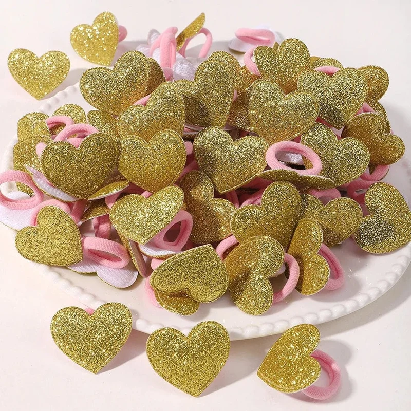 20 stücke Kinder Elastische Haarbänder Mädchen Plüsch Ball Gummiband Für Kinder Sweets Scrunchie Haargummis Clip Baby Haar Zubehör