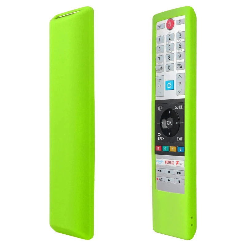 Silikonhülle passend für die Toshiba Home Smart TV-Fernbedienung CT-8541 CT-8533 CT-8528 Schutzhülle Anti-Rutsch-Schutz