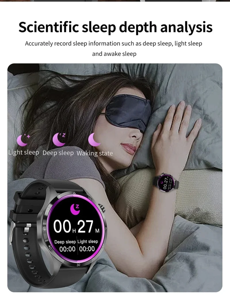 2024 Neue GPS Smart Watch Männer für Huawei GT4Pro HD-Bildschirm Bluetooth-Anrufuhren NFC IP68 wasserdicht Blutzucker Smartwatch Frau