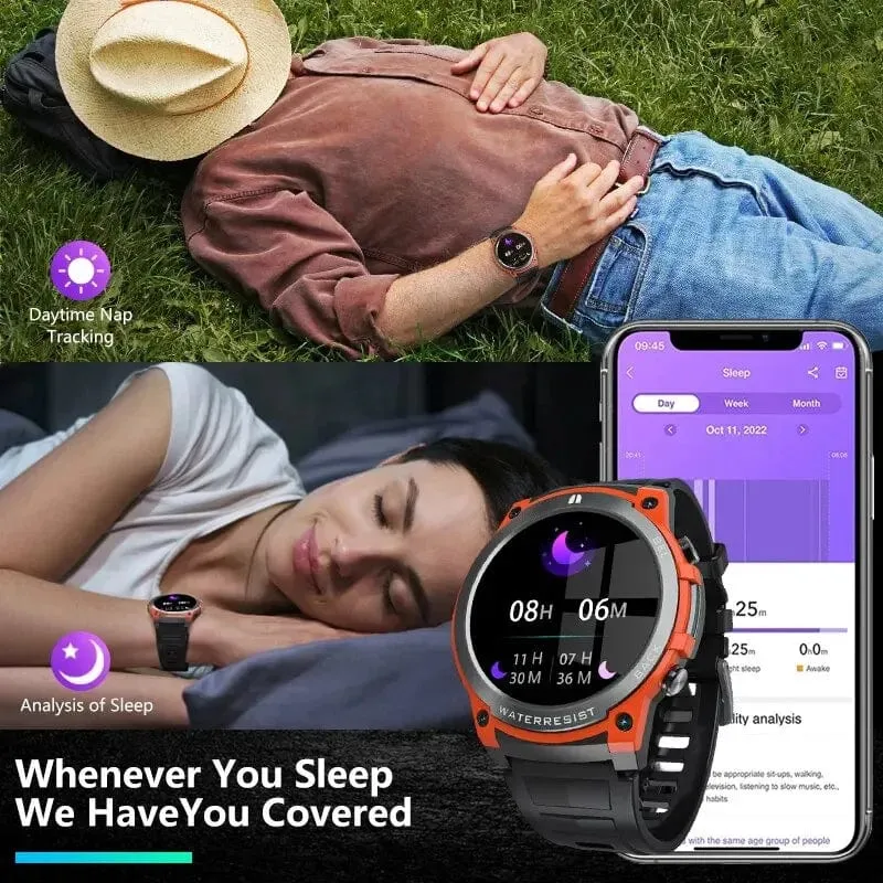 [Weltpremiere 2024] MASX Aurora One Smart Watch 1.43'' AMOLED-Display Hi-Fi-Telefongespräche Militärtaugliche Robustheit für Männer