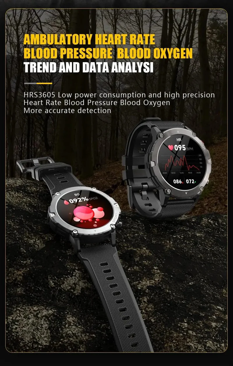 Military C21 Smart Watch Männer Bluetooth Anruf Fitness Tracker 5ATM Wasserdicht Sport Handgelenk Smartwatch für iPhone Android Telefon 2023